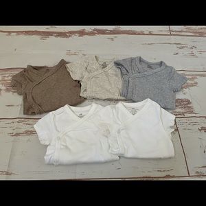 BABY GENDER NEUTRAL Side Snap Onesie Bundle